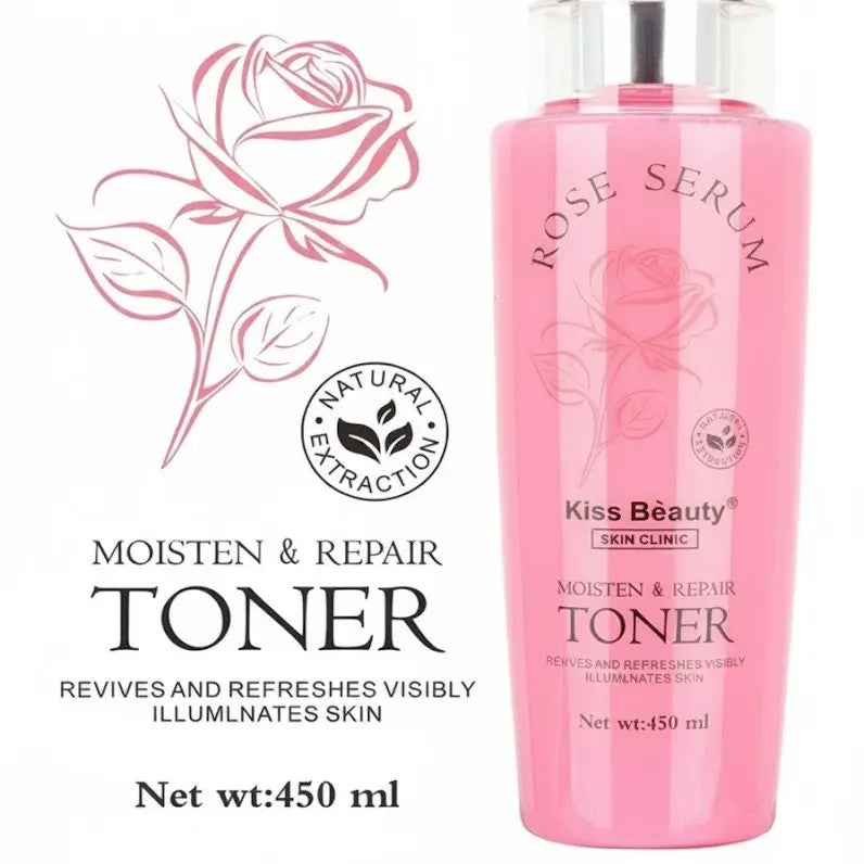 Tonico Facial Agua de Rosas Hidratante Reparador - Kiss Beauty