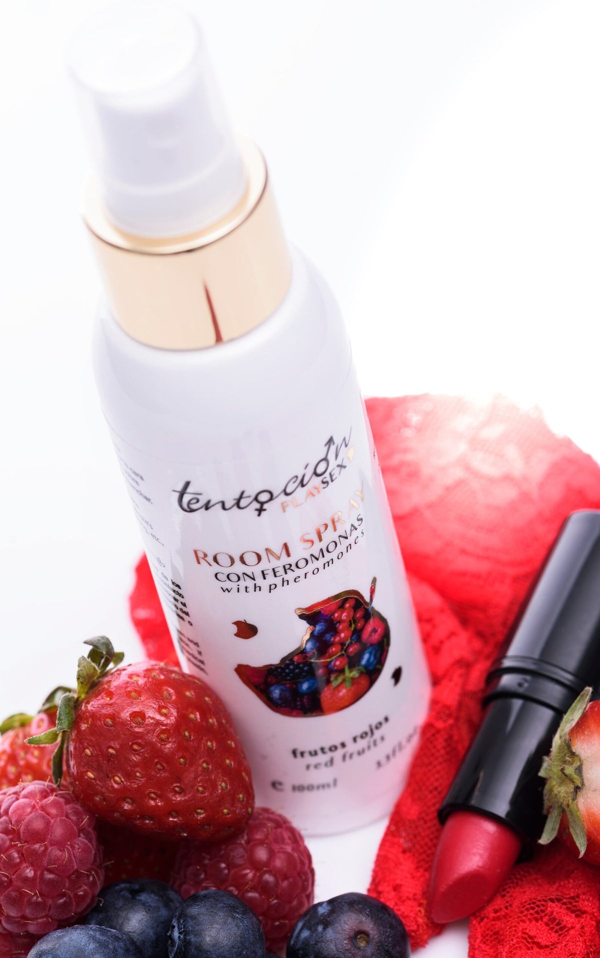 AMBIENTADOR DE HABITACIÓN FEROMONAS AROMA FRUTOS ROJOS 100ML