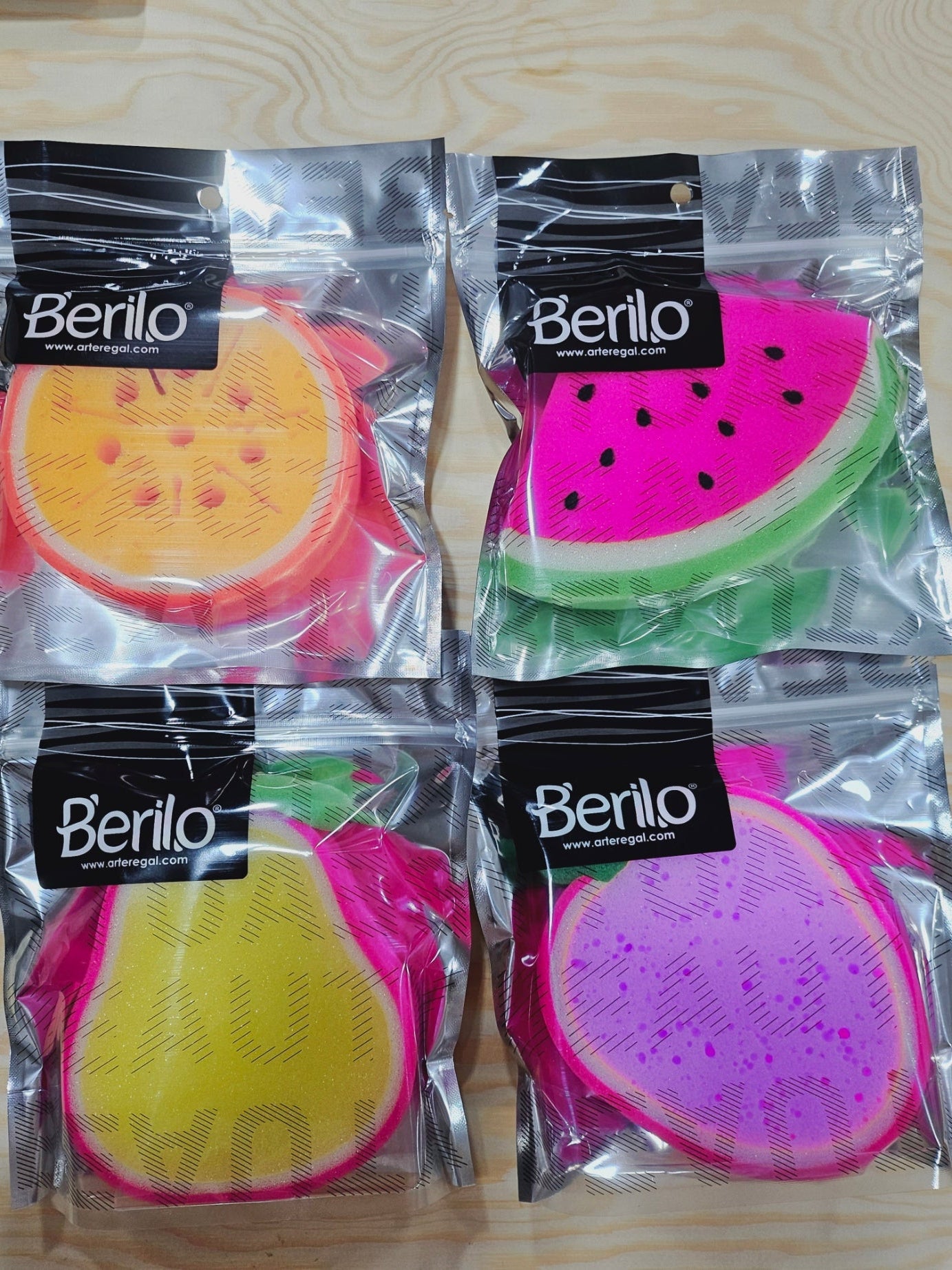 Esponja de baño frutas Tropicales