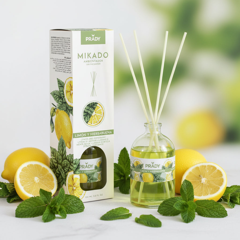 AMBIENTADOR MIKADO LIMÓN Y HIERBABUENA - PRADY