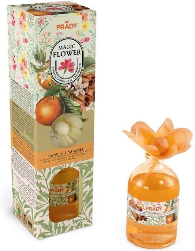 NARANJA Y CANELA | AMBIENTADOR FLOR MÁGICA - PRADY