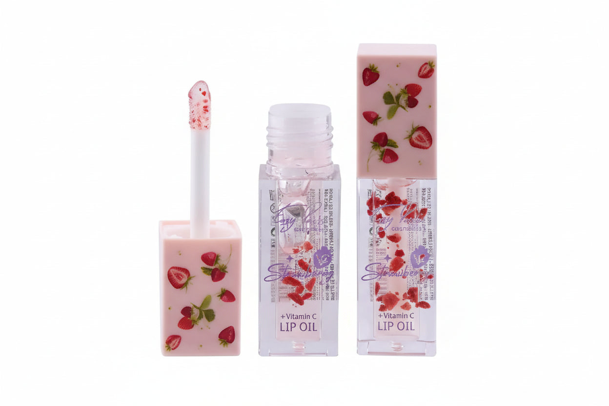 Aceite Labial FRESA + Vitamina C