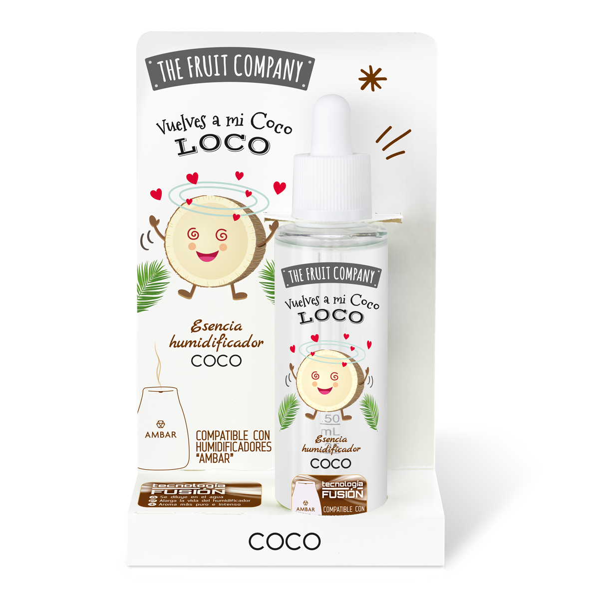 Esencia Humidificador Coco 50 ml - The Fruit Company – Loba Beauty