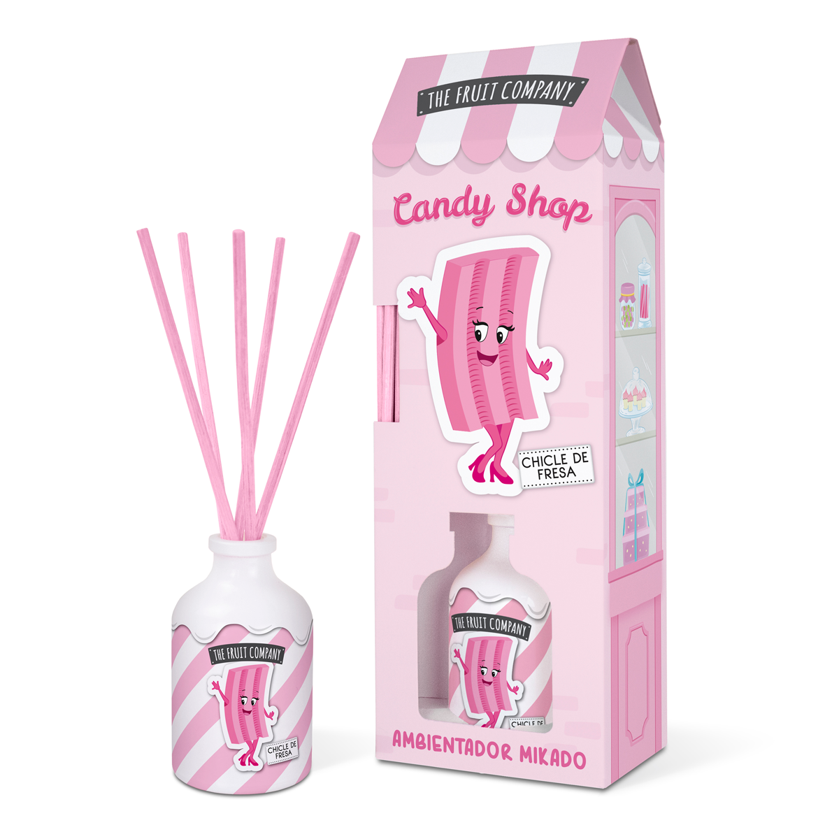 AMBIENTADOR MIKADO CHICLE DE FRESA - The Fruit Company