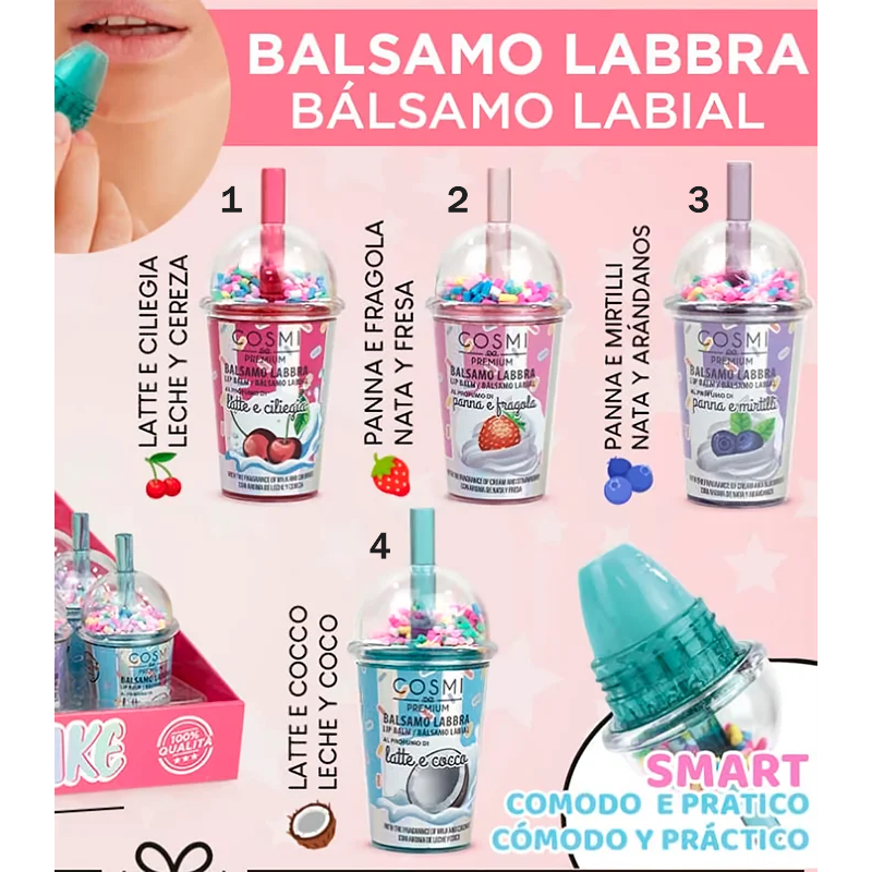 Bálsamo labial Lip Shake - COSMI PREMIUM