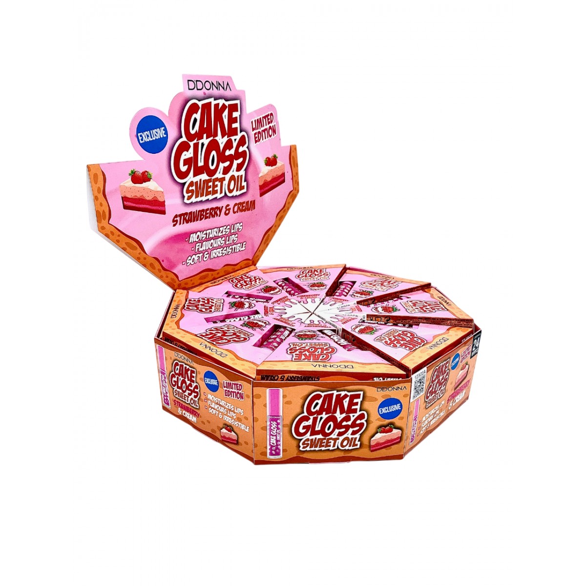 Brillo tarta de Fresa y Nata -Cake Gloss Strawberry&Cream - DDonna