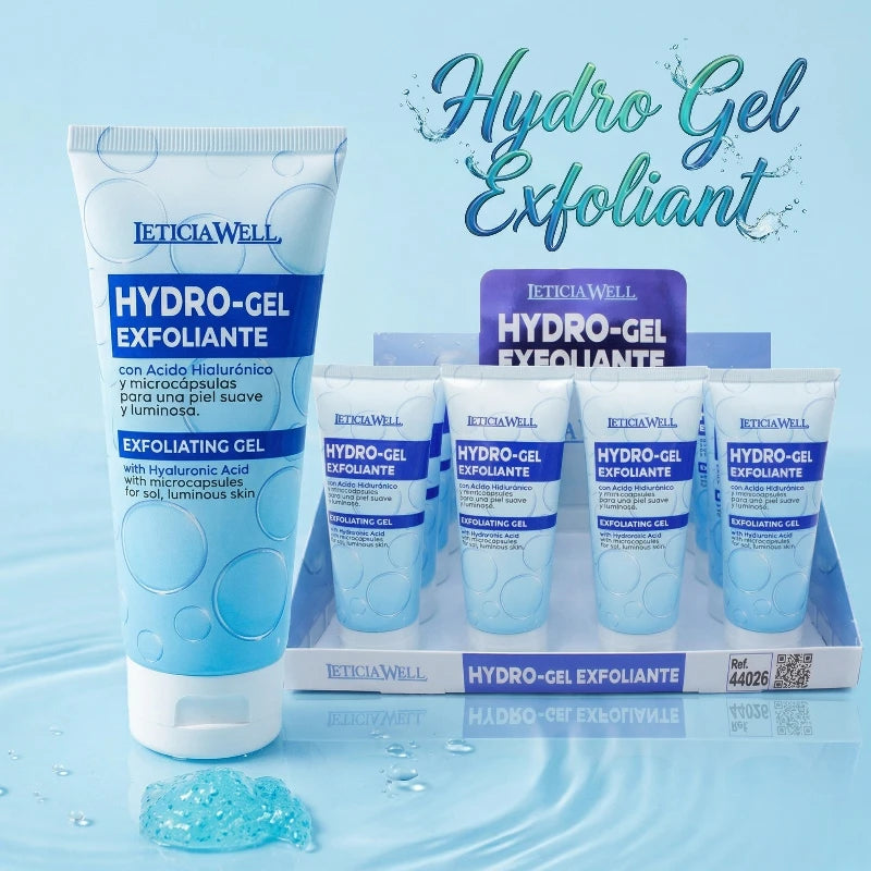 Hydro GEL exfoliante para rostro, cuello y escote – Leticia Well