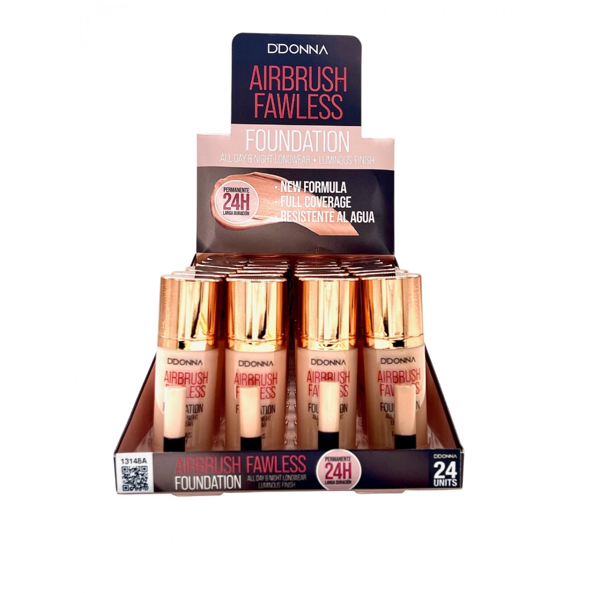 Base de maquillaje fluido - AIRBRUSH FAWLESS FOUNDATION - DDONNA