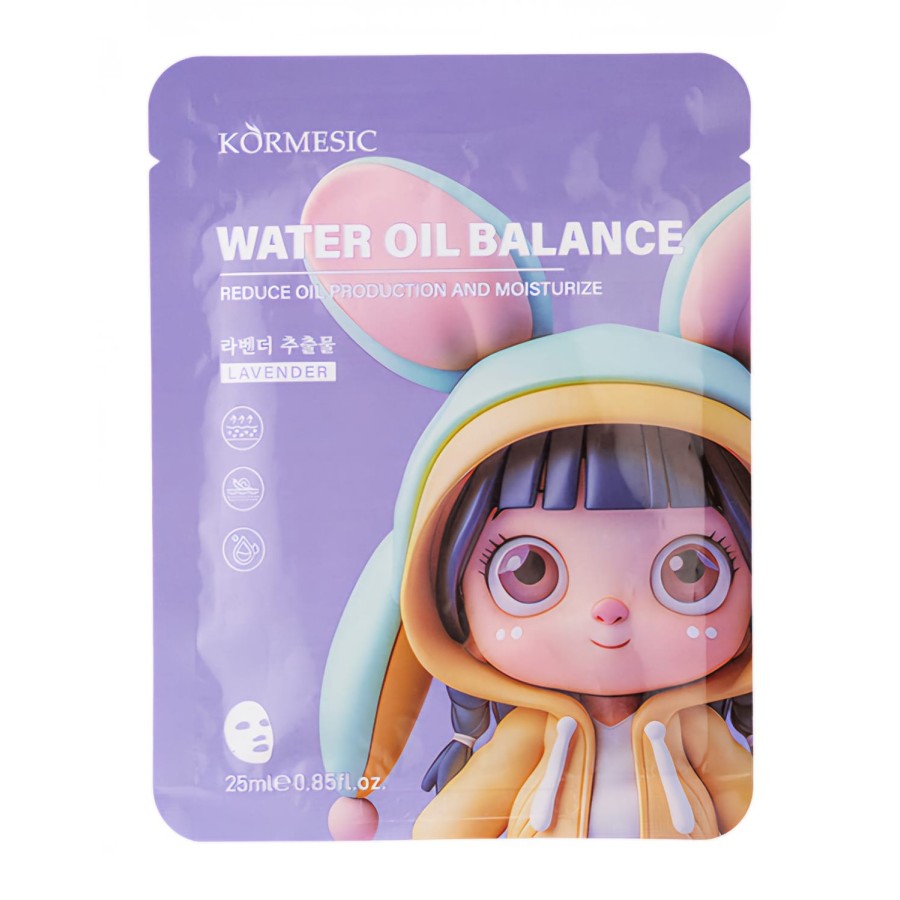 MASCARILLA FACIAL COREANA EQUILIBRIO HÍDRICO-ACEITOSO 25ML.