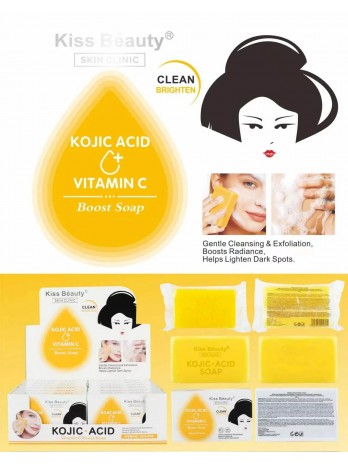 Pastilla jabón Vitamina C Acid Kojic Koreano