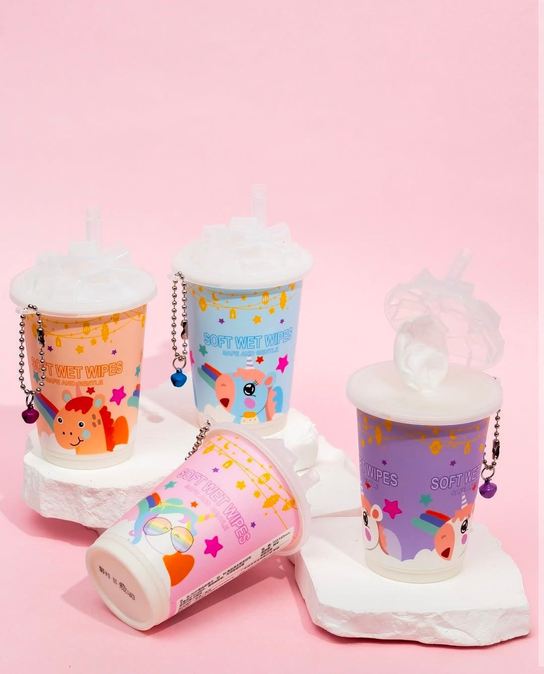 Toallitas Húmedas – Lata Refresco Pajita UNICORNIO