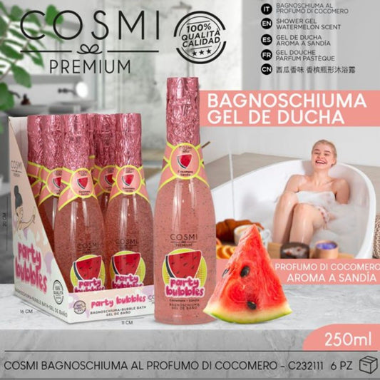 Gel de baño Champán Sandía 250 ml - COSMI