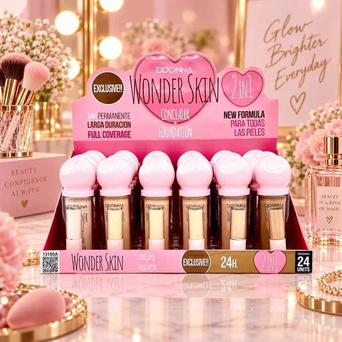 Base de Maquillaje y Corrector Wonder Skin 2en1 - D'Donna