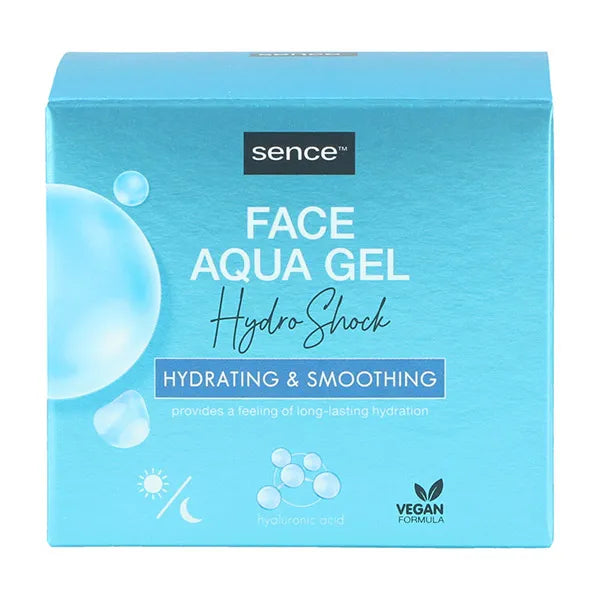 CREMA TEXTURA GEL DIA/NOCHE ACIDO HIAlURÓNICO- FACE AQUA GEL- SENCE