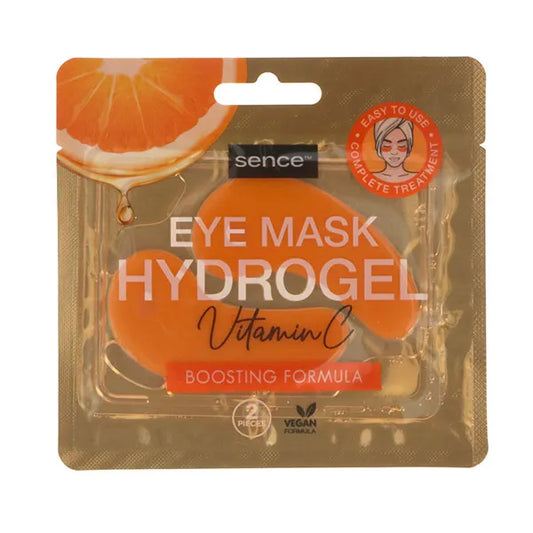 MASCARILLA PARCHES CONTORNO DE OJOS HIDROGEL NARANJA VITAMINA C- SENCE