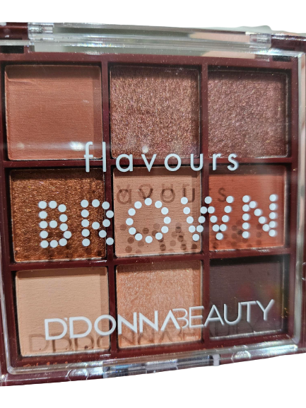 PALETA DE SOMBRAS FLAVOURS BROWN - DDONNA