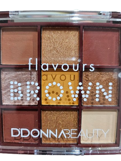 PALETA DE SOMBRAS FLAVOURS BROWN - DDONNA