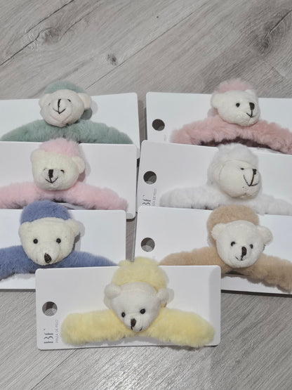 PINZAS DE CABELLO OSITO DE PELUCHE