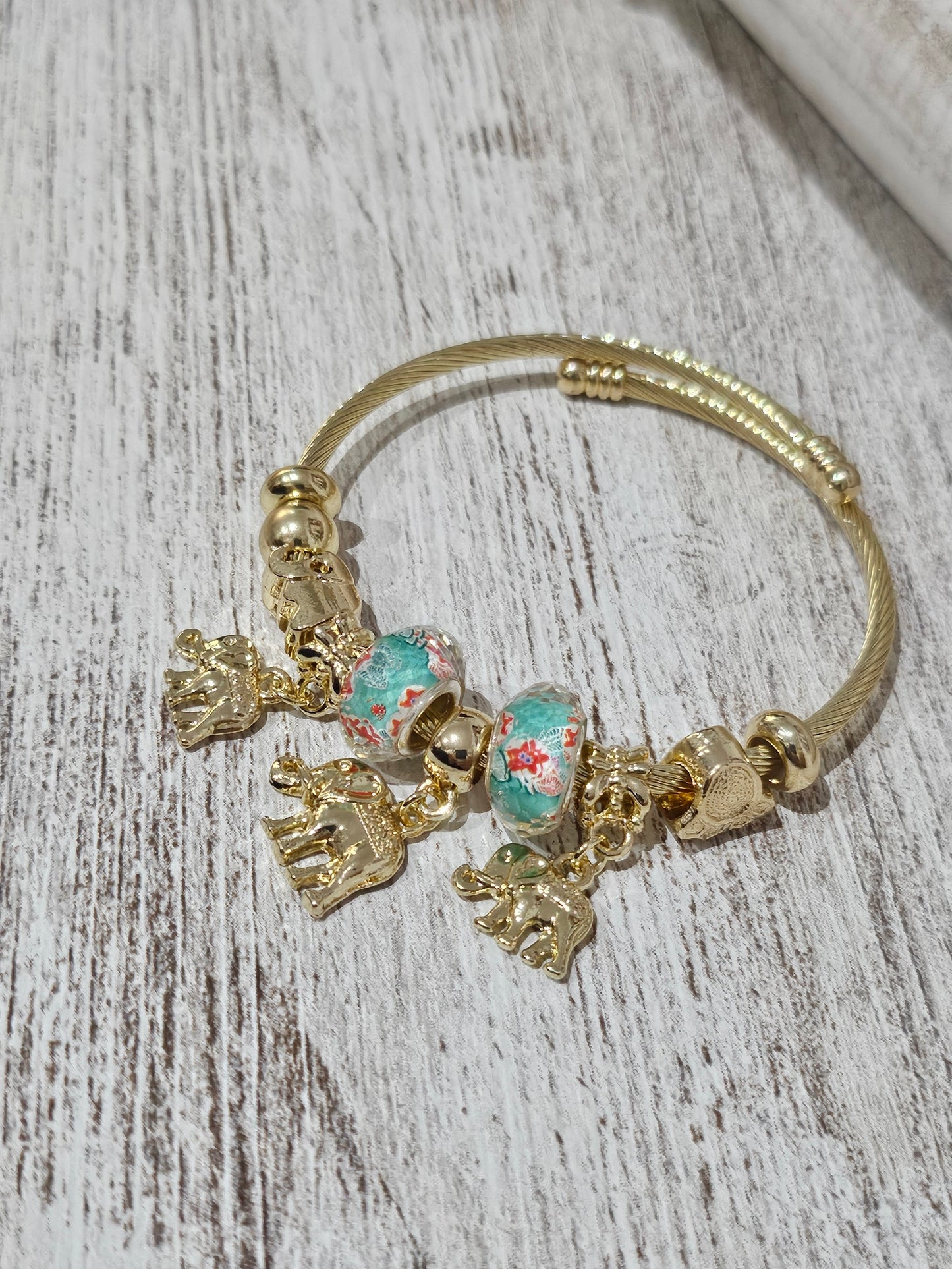 PULSERA CHARMS ELEFANTE DE LA SUERTE INSPIRACIÓN P