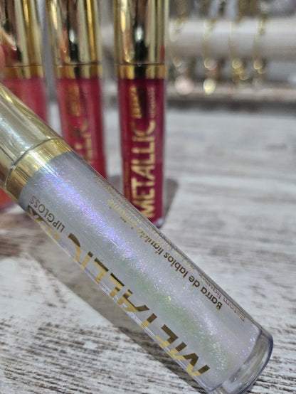 LIPGLOSS METALIC SUPER BRILLANTE CON GLITTER - LETICIA WELL