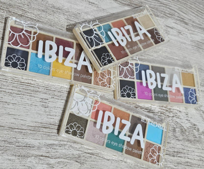 PALETA DE SOMBRAS DE OJOS IBIZA 10 COLORES - DDONNA