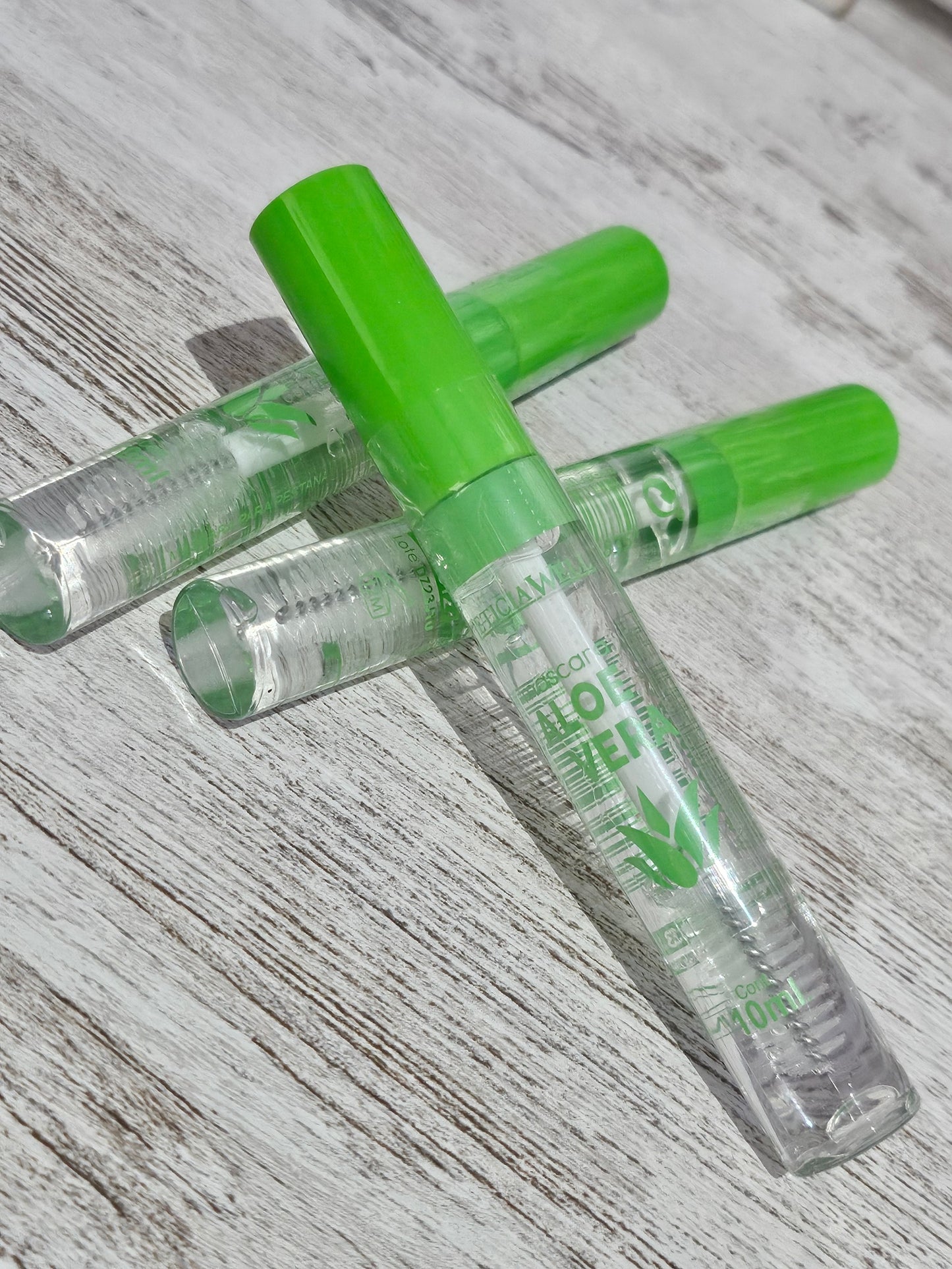 MASCARA DE PESTAÑAS Y CEJAS TRANSPARENTE ALOE VERA - LETICIA WELL