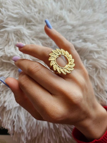 ANILLO SUMMER GOLD - ANILLO ACERO