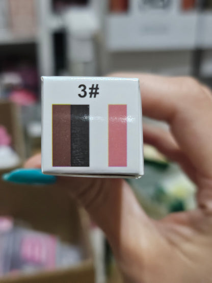 Bolígrafo de maquillaje 4 en 1  – Set de maquillaje portátil con delineador de ojos, delineador de cejas, labios y iluminador