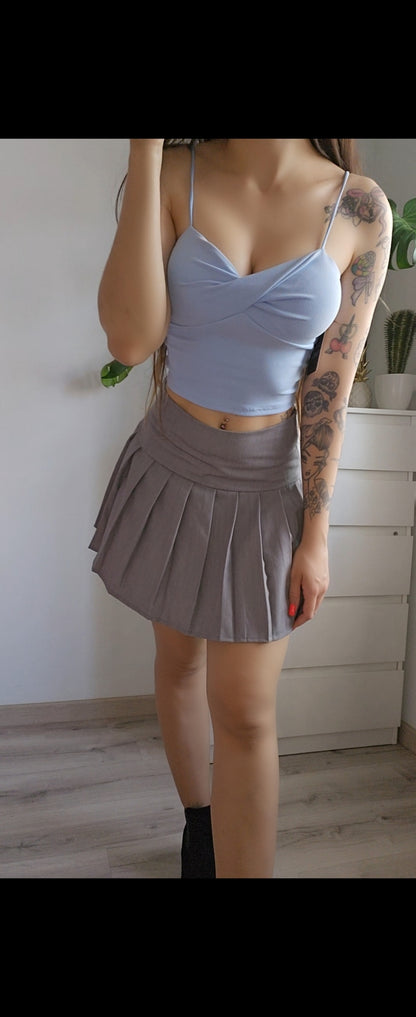 Outfit Luna | Falda con short interno + top + brazalete