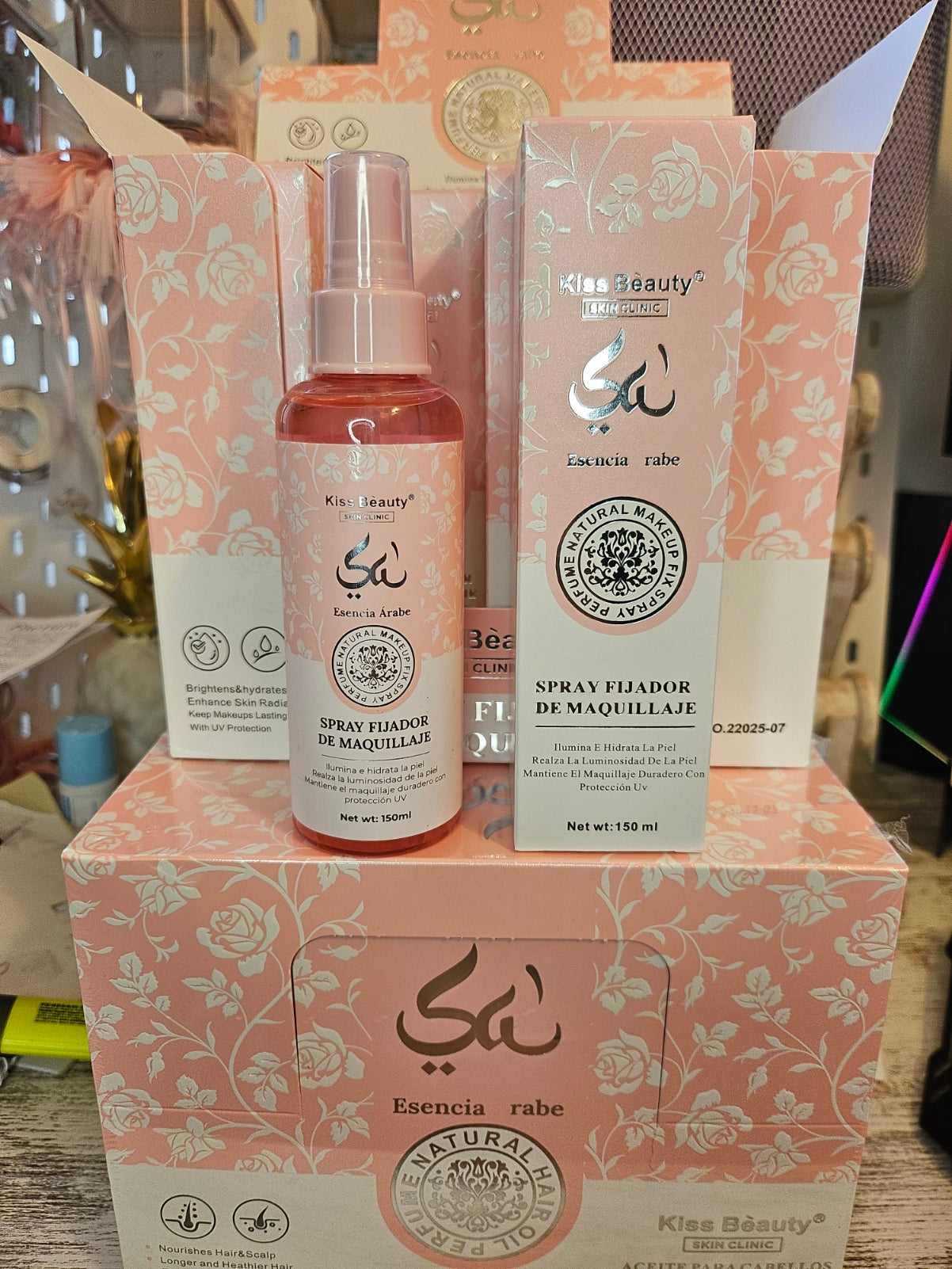 Spray Fijador de Maquillaje Yara | Kiss Beauty