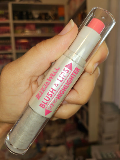 ILUMINADOR + COLORETE MEJILLAS Y LABIOS - Leticia Well