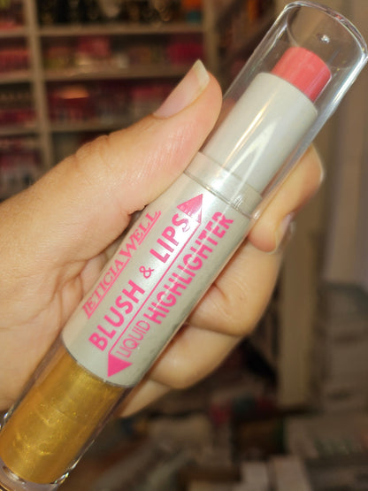 ILUMINADOR + COLORETE MEJILLAS Y LABIOS - Leticia Well