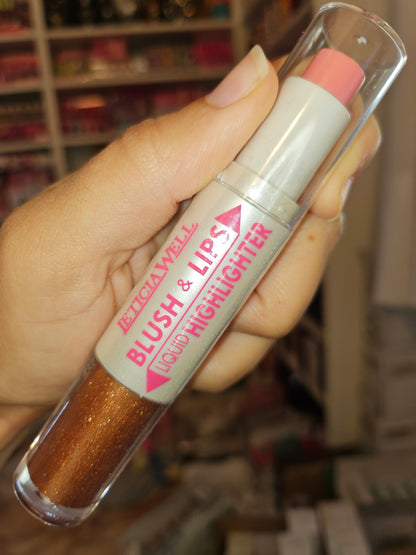 ILUMINADOR + COLORETE MEJILLAS Y LABIOS - Leticia Well