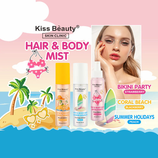 Body & Hair Body Mist Bruma para Pelo y Cuerpo con Brillo