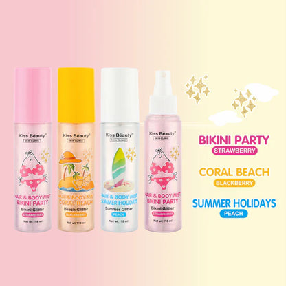 Body & Hair Body Mist Bruma para Pelo y Cuerpo con Brillo