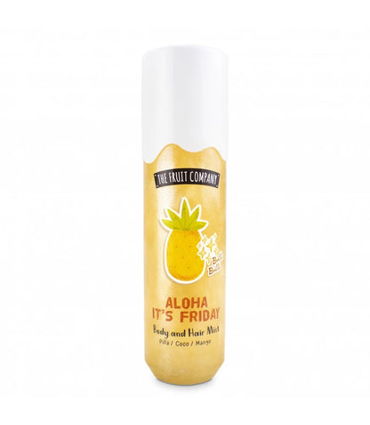 BRILLI BRILLI BODY AND HAIR MIST “ALOHA IT’S FRIDAY” PIÑA, COCO, MANGO - THE FRUIT COMPANY