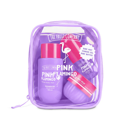 Travel Set PINK FLAMINGO – The Fruit Company