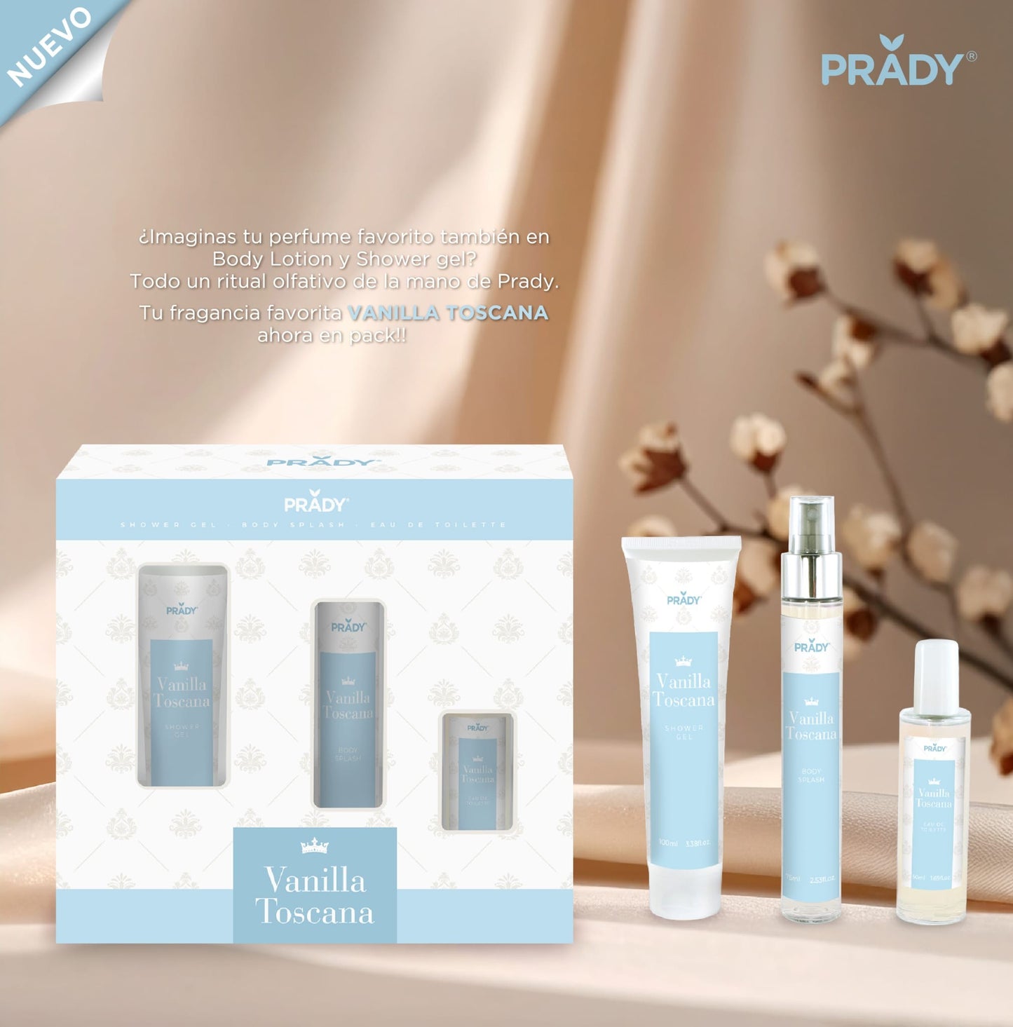 Pack estuche VANILLA TOSCANA PRADY
