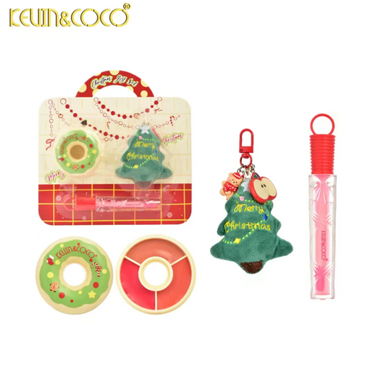 SET Colorete y Brillo Labial MERRY & BRIGHT - KEVIN & COCO