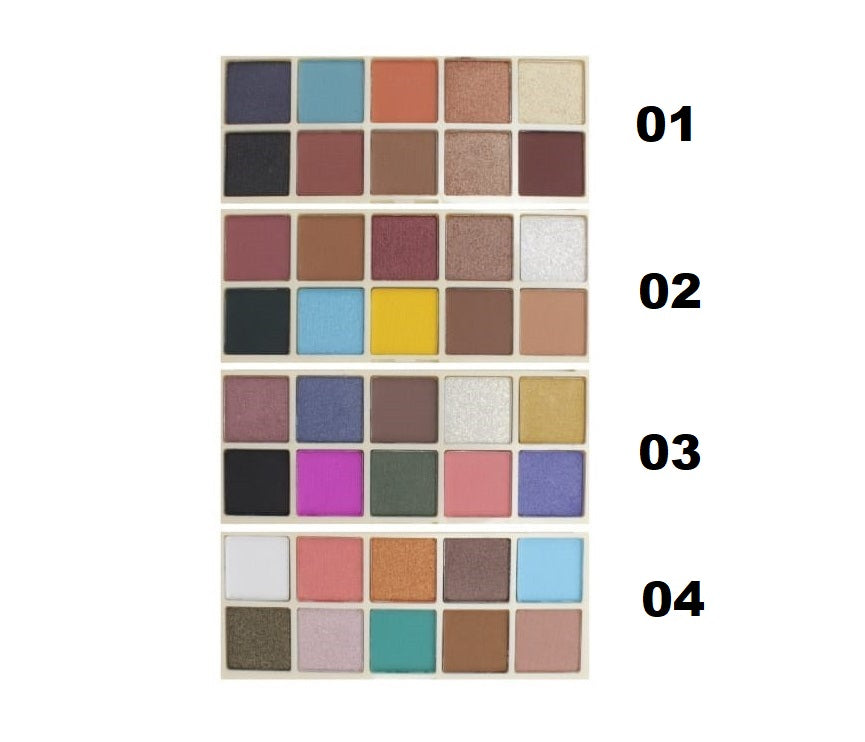 PALETA DE SOMBRAS DE OJOS IBIZA 10 COLORES - DDONNA