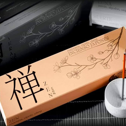 Incienso Japonés 50 Sticks + Soporte Quemador