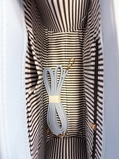 Bolso tote con cremallera grande