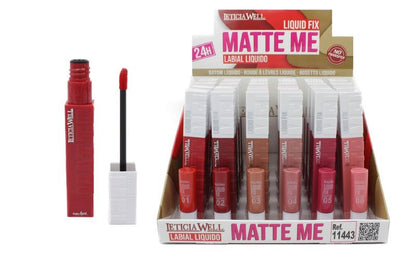 LABIAL LIQUID FIX MATTE ME 24H - LETICIA WELL