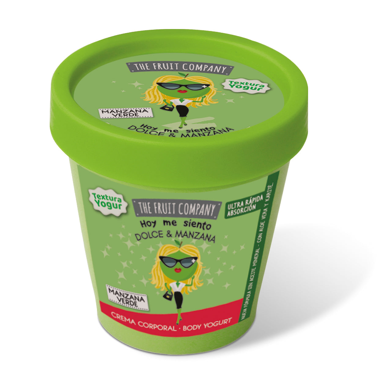 CREMA CORPORAL MANZANA VERDE TEXTURA YOGUR - The Fruit Company