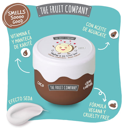 CREMA CORPORAL EFECTO SEDA DE COCO - THE FRUIT COMPANY