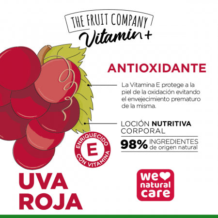 Loción Corporal Uva Roja Vitamin+ 200 ml - The Fruit Company