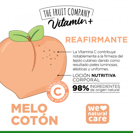 Loción Corporal Melocotón Vitamin+ 200 ml - The Fruit Company