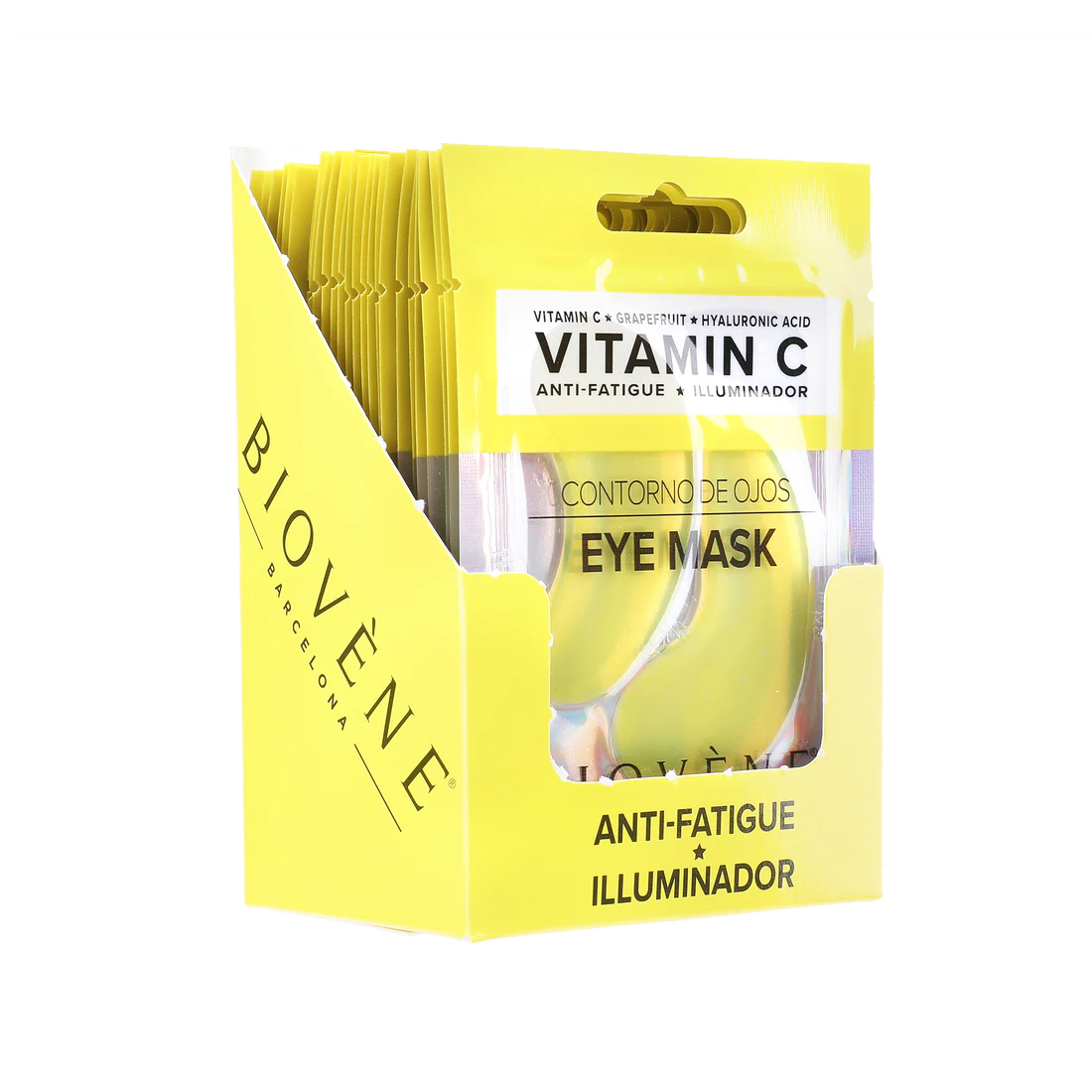 Mascarilla para ojos ultrabrillante con vitamina C, pomelo y ácido hialurónico | Biovène