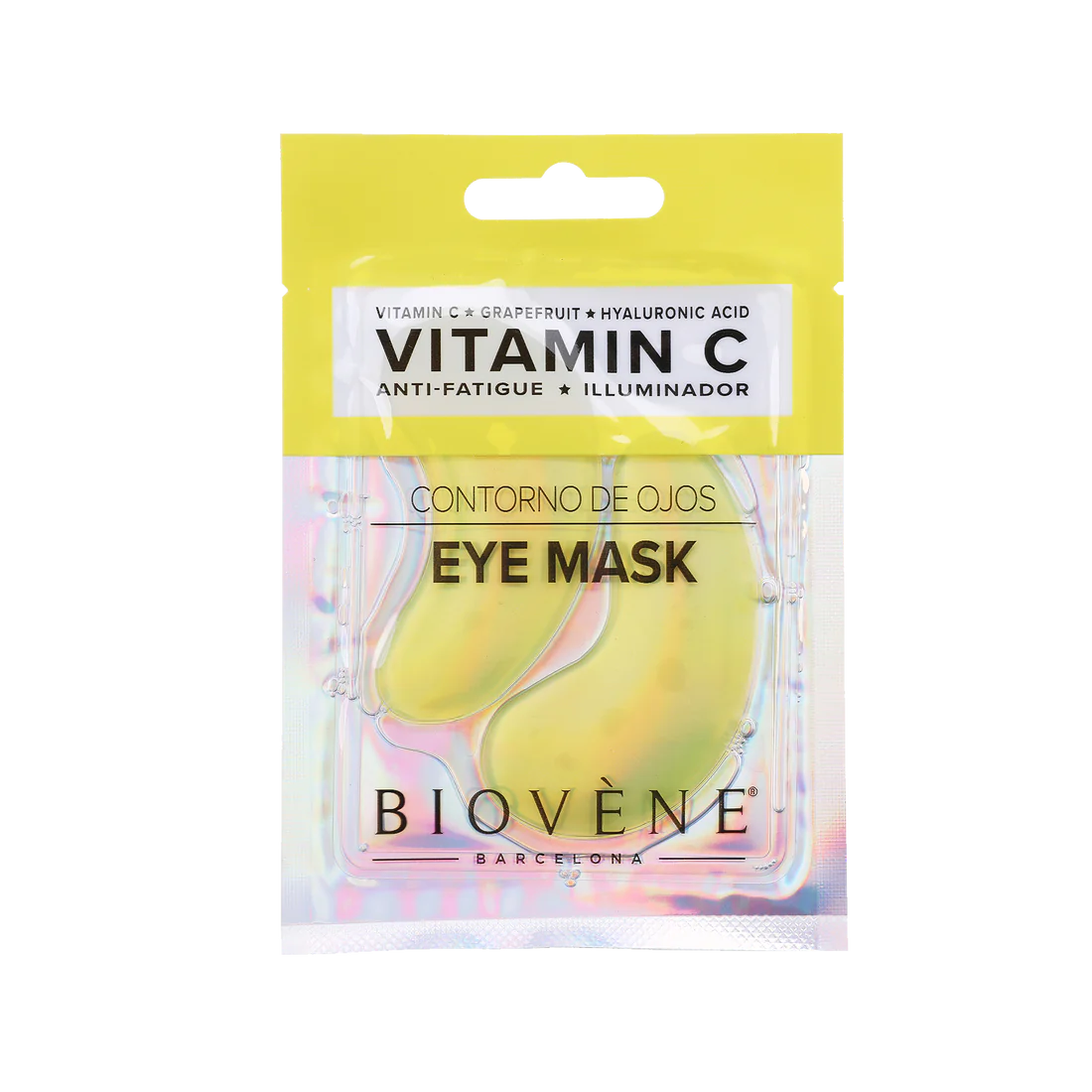 Mascarilla para ojos ultrabrillante con vitamina C, pomelo y ácido hialurónico | Biovène