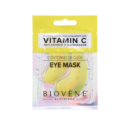 Mascarilla para ojos ultrabrillante con vitamina C, pomelo y ácido hialurónico | Biovène